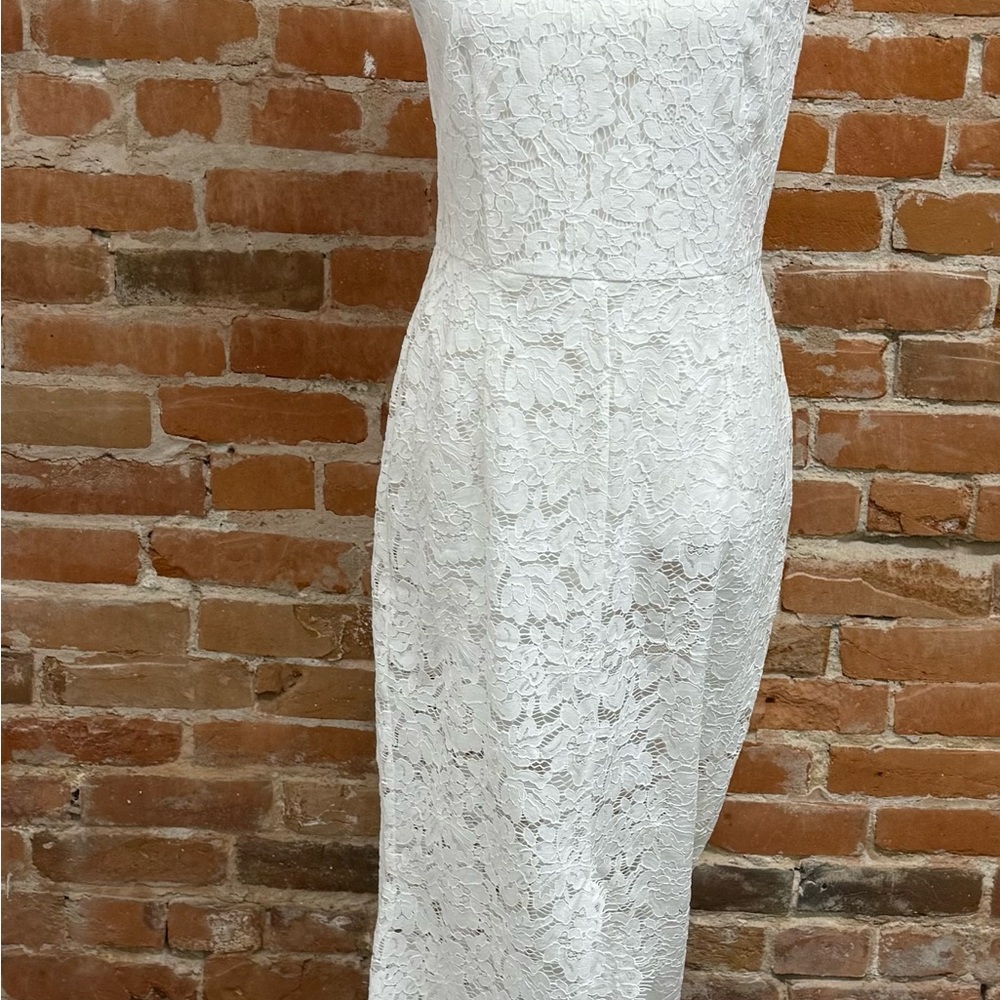 Rachel Zoe Elegant White Lace Dress